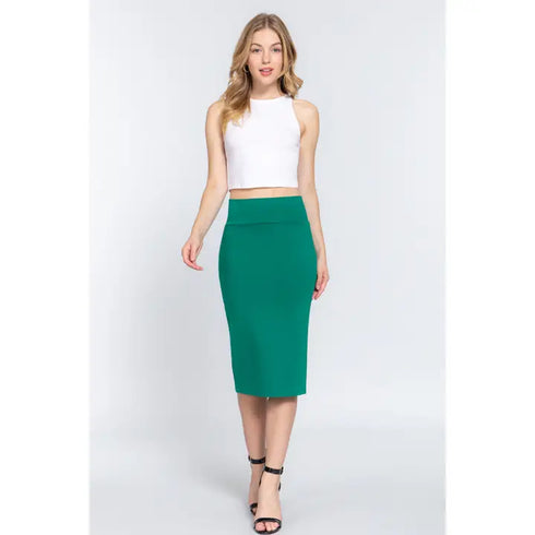 PONTE MIDI SKIRT