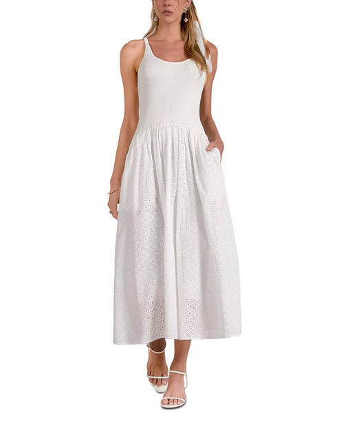 SOPHIA MIXED MEDIA DRESS
