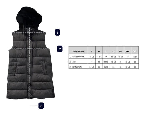 LONG PUFFER VEST