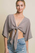 TIE CROPPED COVER TOP