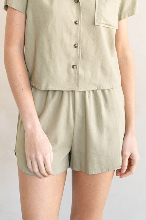 TYLER BASIC LINEN SHORT
