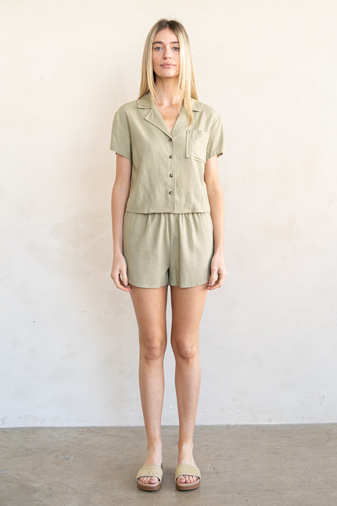 TYLER BASIC LINEN SHORT