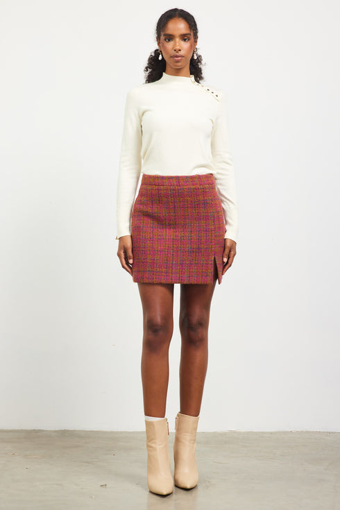 TWEED MINI SKIRT