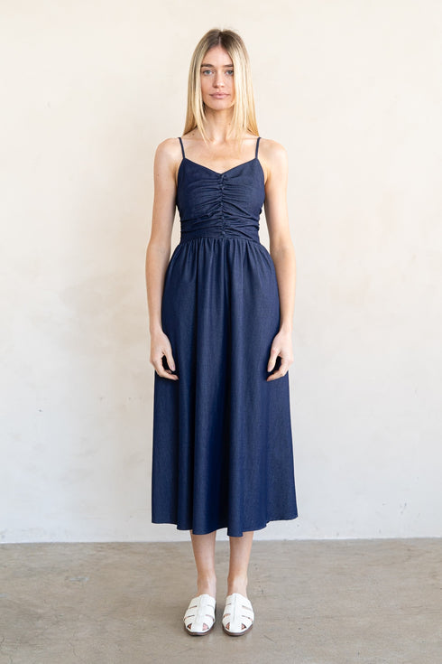 LORENZA DENIM DRESS