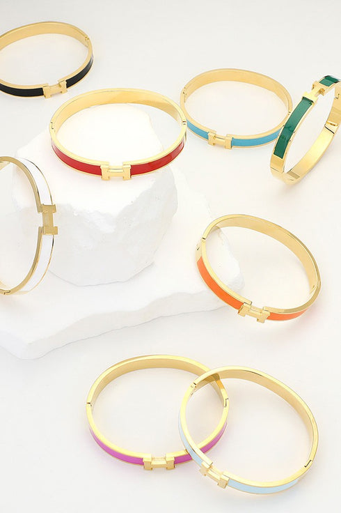 MONO H ENAMEL BRACELET