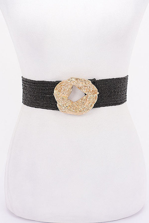 MELANIE STRAW BELT