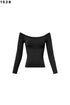 OFF SHOULDER LONG SLEEVE