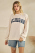 MICHIGAN LONG SLEEVE TOP