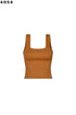 SQUARE NECK CROP RIB TANK