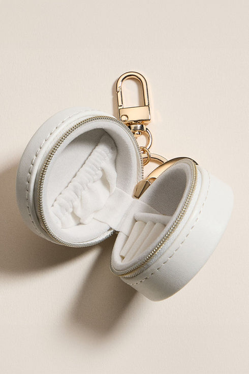 KEYCHAIN TRAVEL JEWELRY CASE