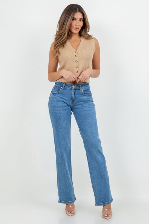 CLASSIC STRAIGHT-LEG STRETCH JEAN