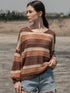 OVERSIZED STRIPED SWEATER