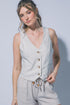 LAUREN LINEN VEST