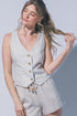 LAUREN LINEN VEST