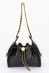 QUILTED VEGAN LEATHER SHOULDER BAG