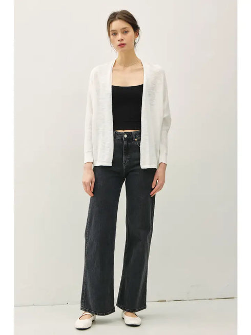 DOLMAN OPEN FRONT CARDIGAN