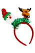 Christmas Shimmery Tinsel Novelty Head Boppers
