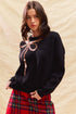 SEQUINS RIBBON SWEATER