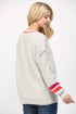 HEART EMBROIDERED CARDI