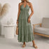 HALTER V MAXI DRESS