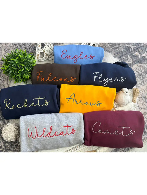 CUSTOM EMBROIDERED SHWEATSHIRT