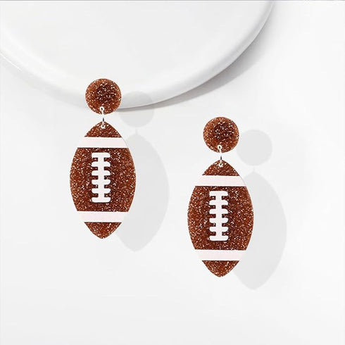 FOOTBALL EARRINGS