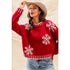 3D SNOWFLAKE SWEATER