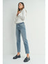 CLEAN MID RISE JEAN