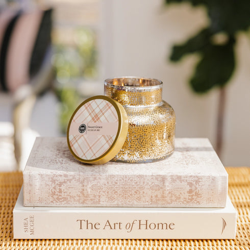 HOLIDAY GOLD TEXTURE CANDLE