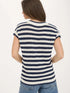STRIPE CROCHET SWEATER TOP