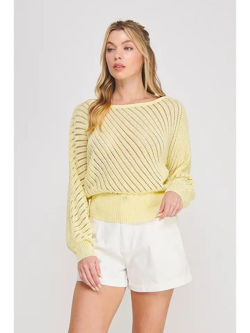 CHUNKY KNIT DOLMAN SWEATER