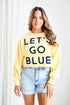 LETS GO BLUE CROPPED LONG SLEEVE