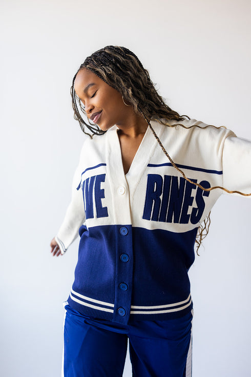 LUXE TEAM STATEMENT CARDIGAN