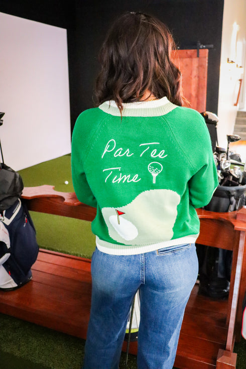 GOLF PATCH CARDIGAN