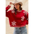 3D SNOWFLAKE SWEATER