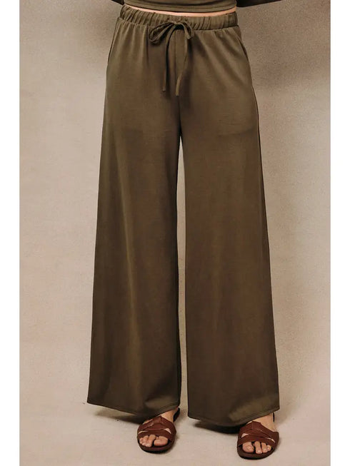 COMFORT WIDE LEG PANT