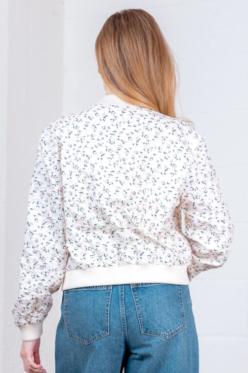 DAHLIA FLORAL BOMBER