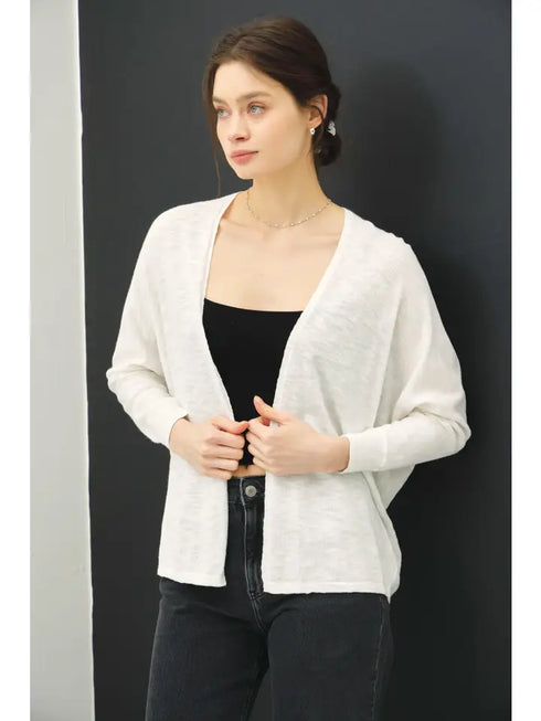DOLMAN OPEN FRONT CARDIGAN
