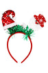 Christmas Shimmery Tinsel Novelty Head Boppers