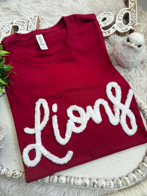 LIONS CHENILLE TEE