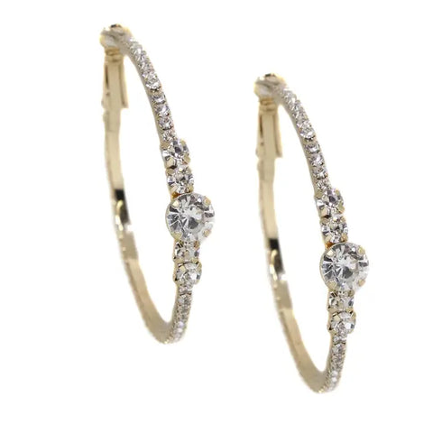 LUXE HOLLYWOOD HOOP EARRINGS