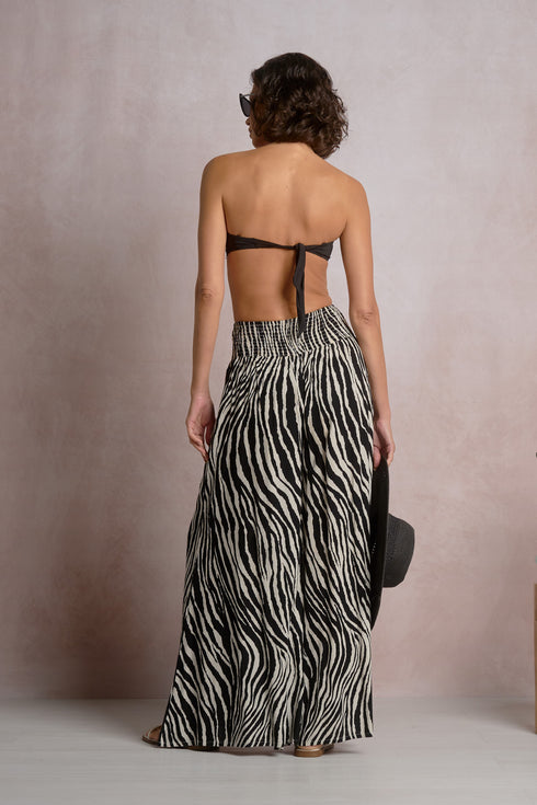 EXOTIC PRINT PALAZZO PANT