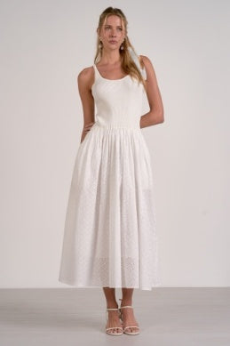 SOPHIA MIXED MEDIA DRESS