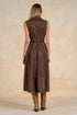 CLARA VEGAN LEATHER DRESS