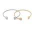GOLD PLATED OPEN BANGLE